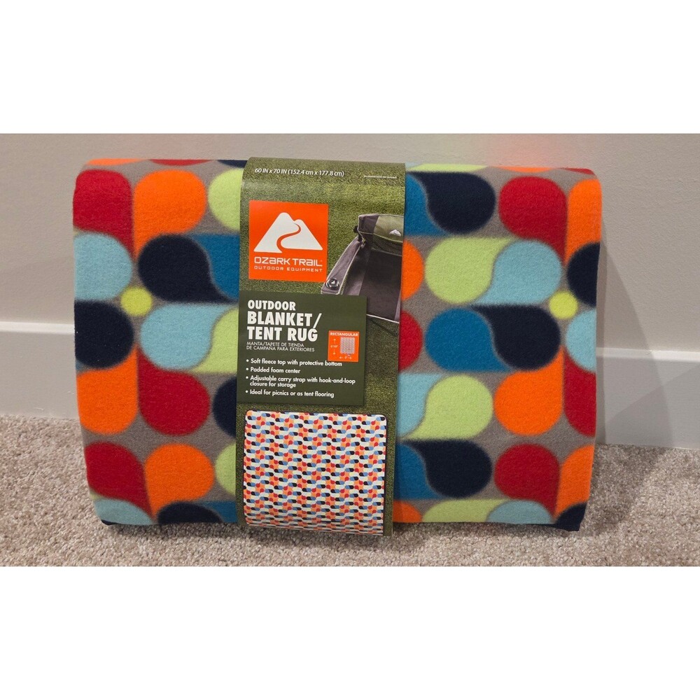 Ozark Trail Tent Rug / Blanket 60" x 70"